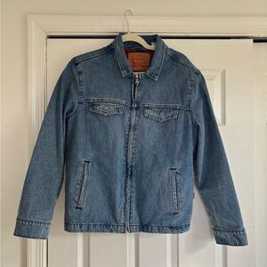 Levi's Light Blue Zip-Up Jacket